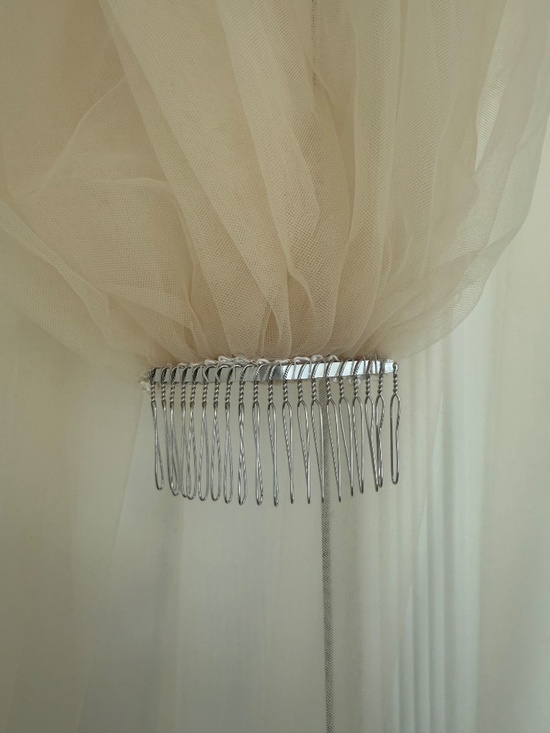 Daphne Newman Silk Tulle Wedding Veil Cathedral main image 4